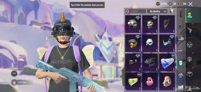 حساب ببجي فخم 77