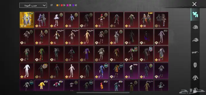 حساب ببجي للبيع 33