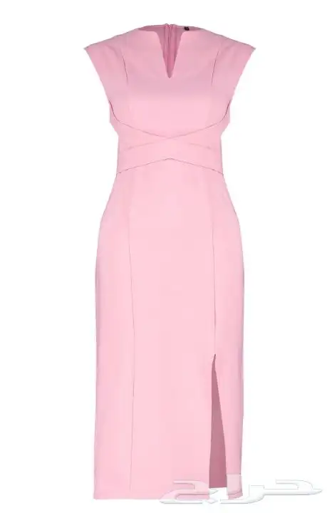 فستان وردي جديد مقاسين 38-40 2