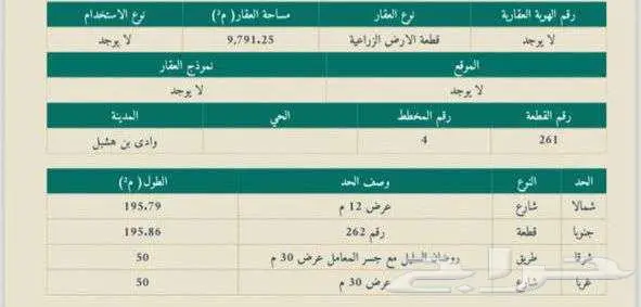 للبيع ارض زراعية السليل وادي بن هشبل - خميس مشيط 0