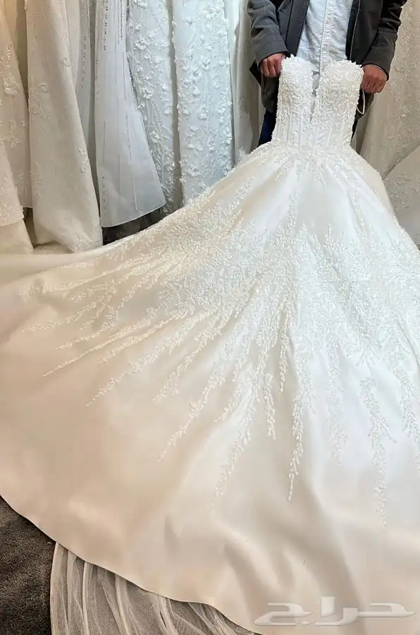 فستان زفاف  فستان عروس فخم راقي 0