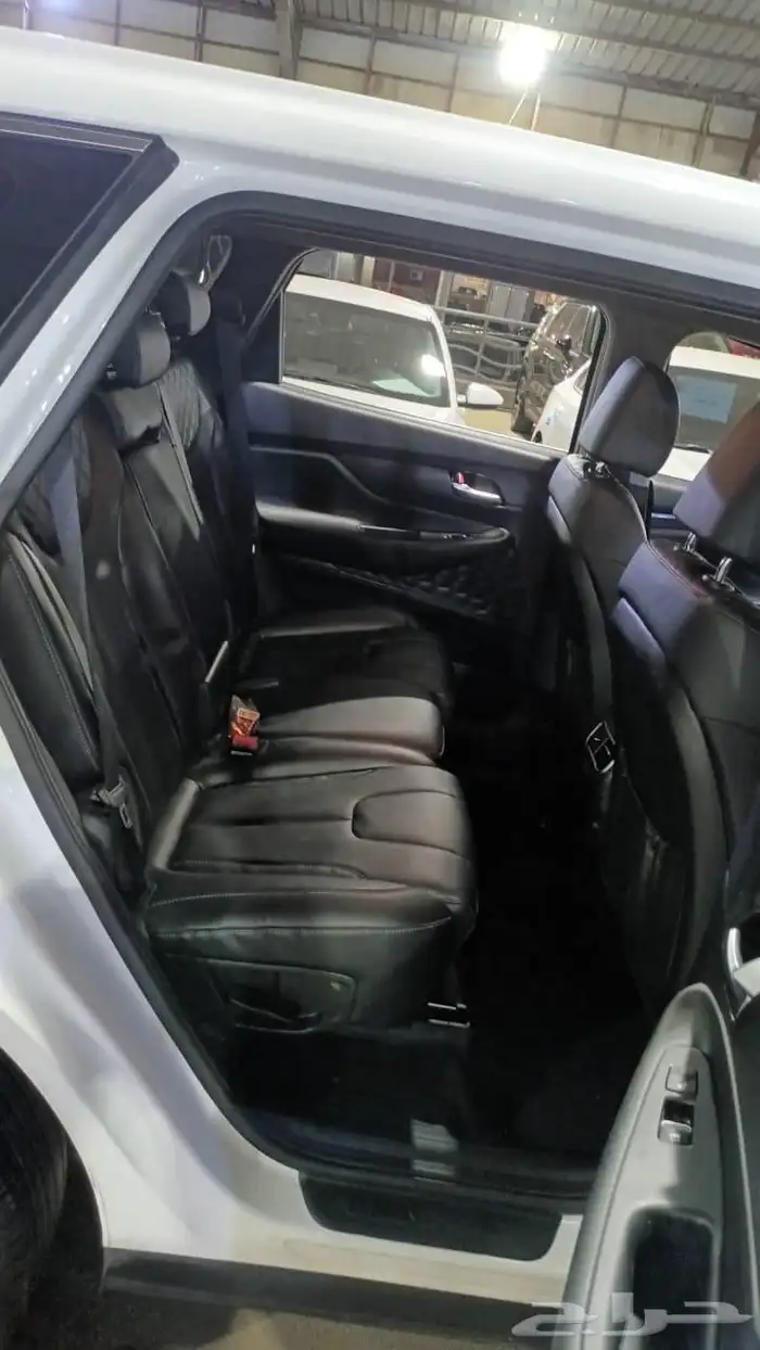 هيونداي سنتافي ابيض 2021 ديزل بطاقة جمركية وارد كوريا 10