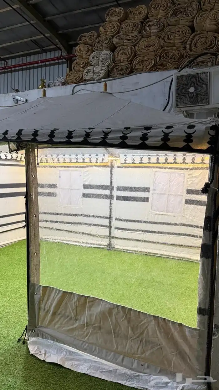 خيمة منزلية خيام ملكية خيام بدون حبال بدون عمدان هيكل حديد 2