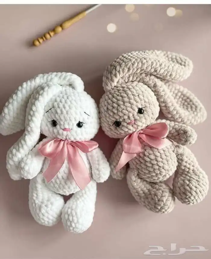 دمية كروشيه هاند ميد هدية تعبر عن الحب لطفل تحبه 0