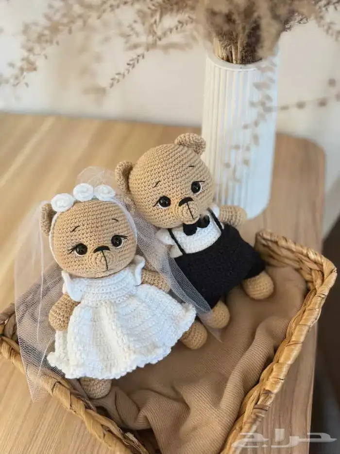 دمية كروشيه هاند ميد هدية تعبر عن الحب لطفل تحبه 2