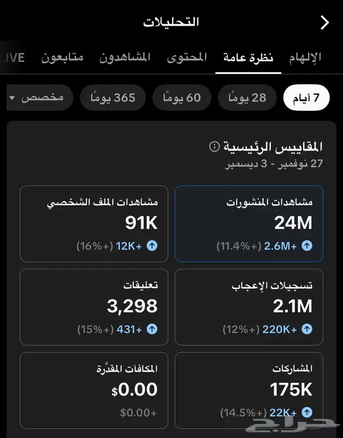 حساب تيك توك 1