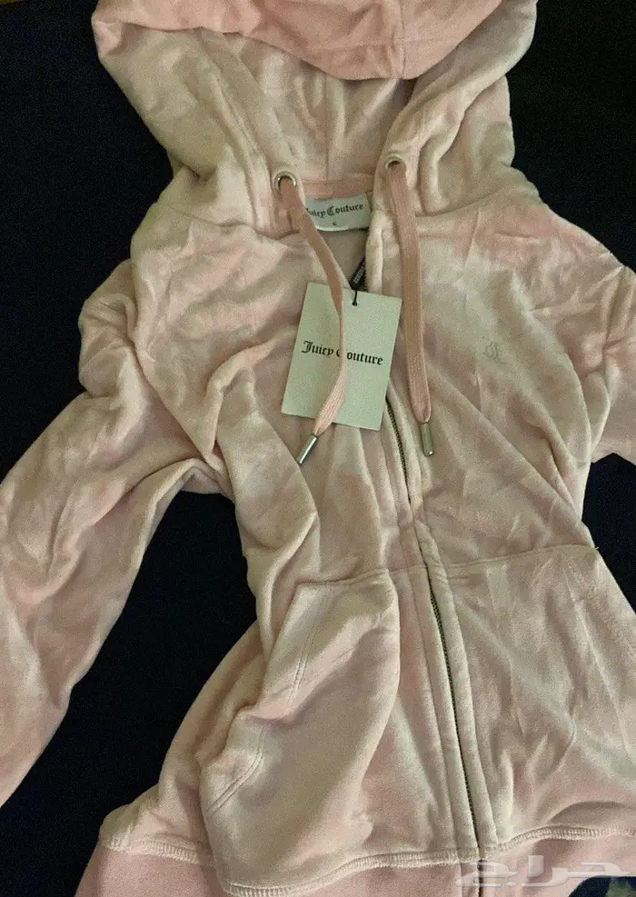 جاكيت جوسي الوردي الاصلي مقاس سمول juciy jacket pink small 2