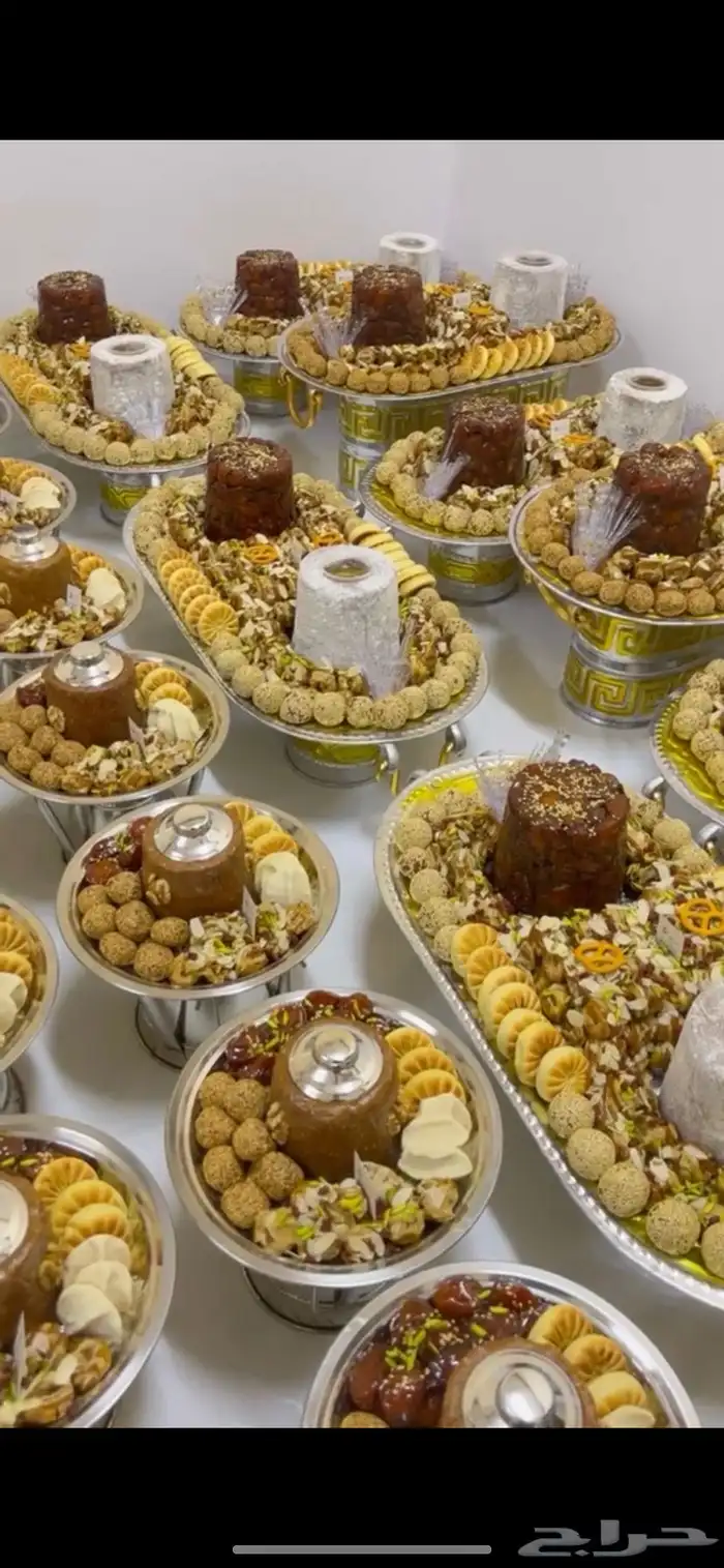 لدينا صواني تمر مخشي صواني ضيافه 0