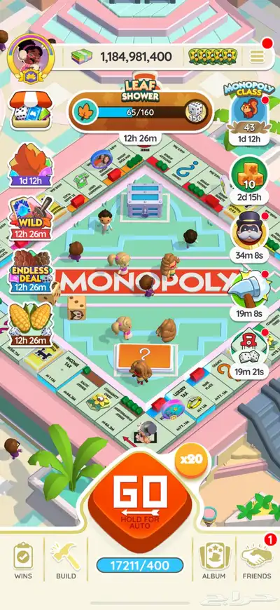 حساب مونوبولي للبيع ب500 قابل للتفاوض 0