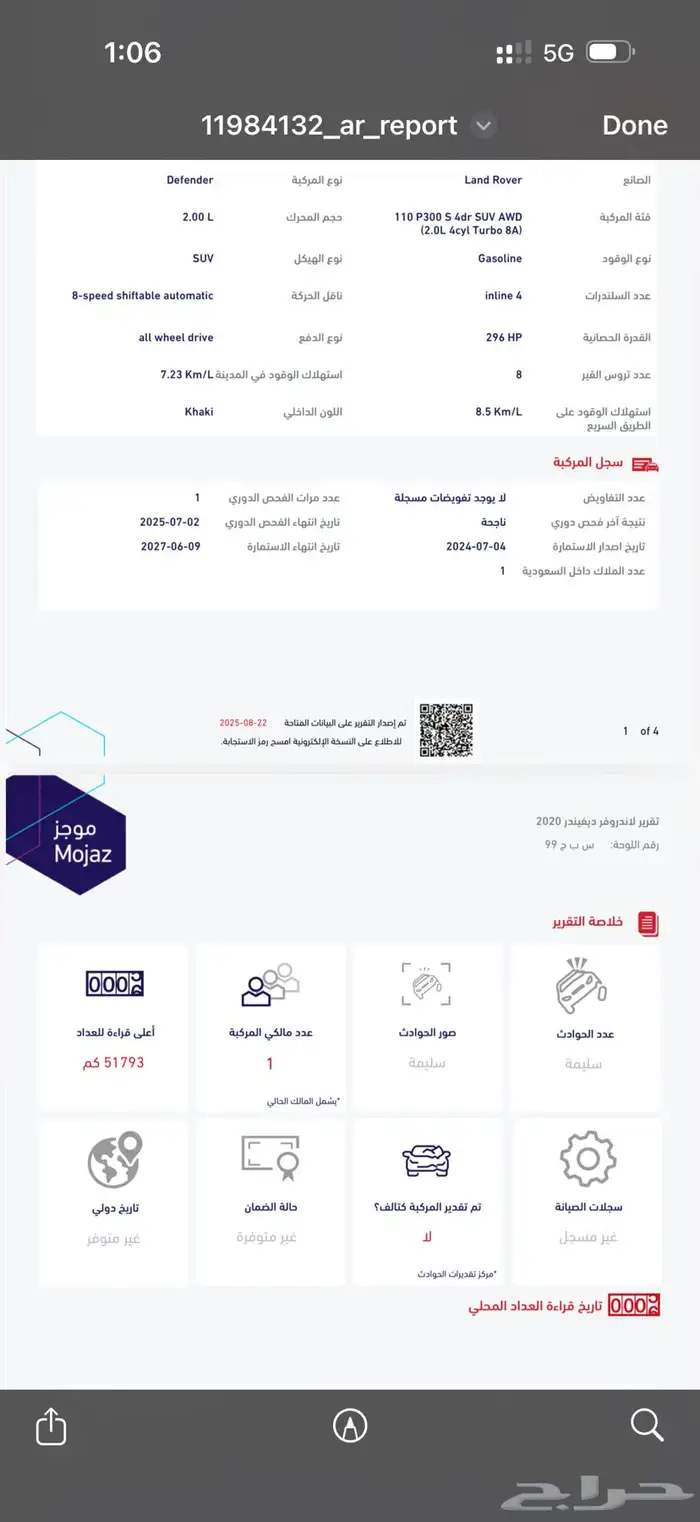 ديفندر 2020 - HSE110 - Defender P300 7