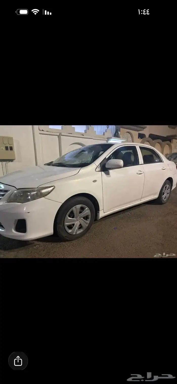 كورلا للبيع قير عايدي سياره الايوجد بها رشات 2