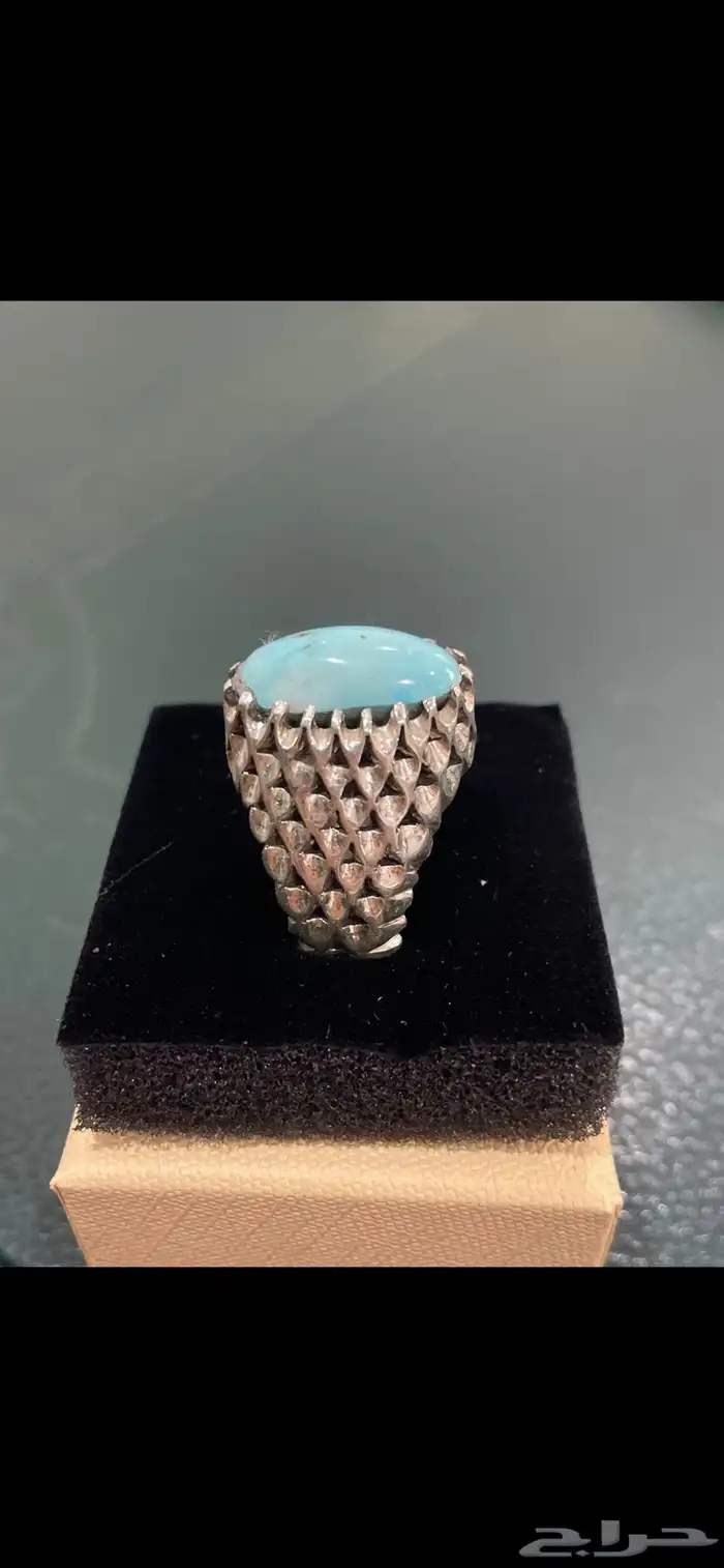 خاتم فيروز نيشابوري بصياغة رفيعي 0