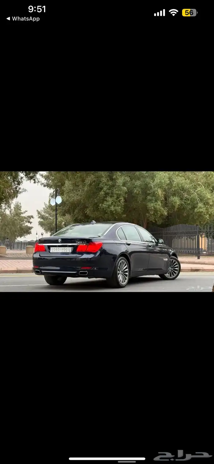 الفئة السابعة 740 bmw 2011 5