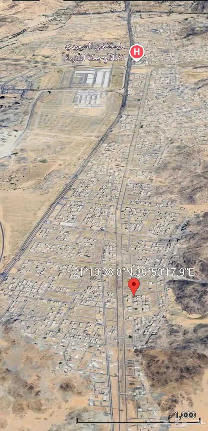قطعة أرض في مكة المكرمة مخطط ولي العهد 8 - شارع 20 متر 0
