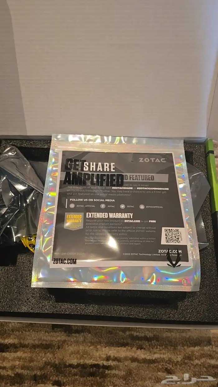 كرت شاشه 3060 12g zotac 8