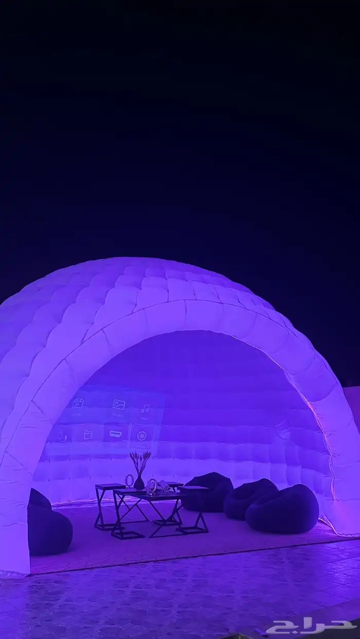 خيمه مضيئه للبيع جديده 2
