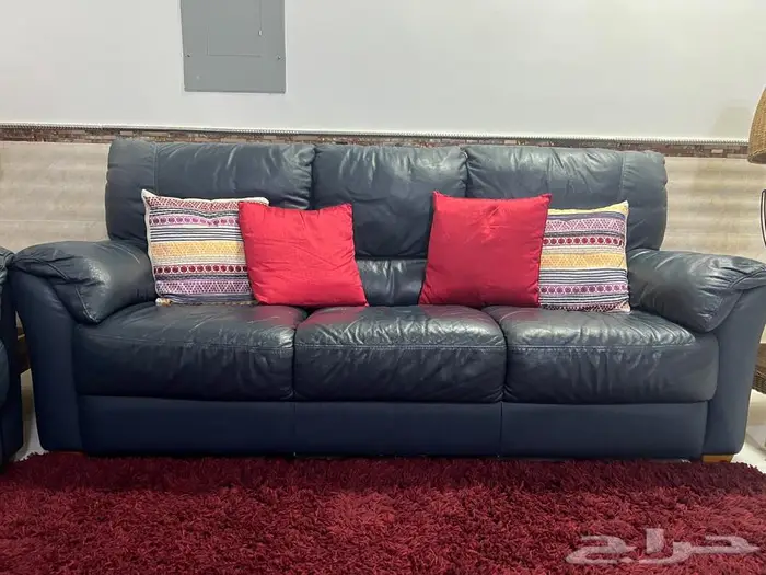 IKEA Leather sofa set 2