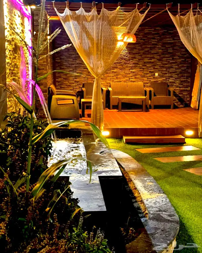 استراحه مكونه من قسمين للإيجار اليومي 7