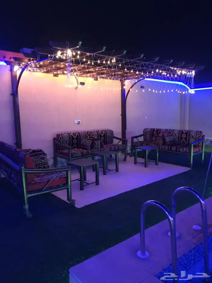 شاليه استراحه ب 300 ريال العاب مائيه ملعب طايره في الحرازات 41