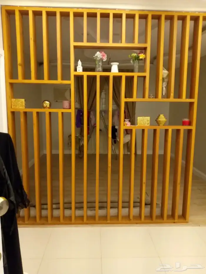 بارتشن كبير خشب سويدي اصلي بتصميم حديث 0