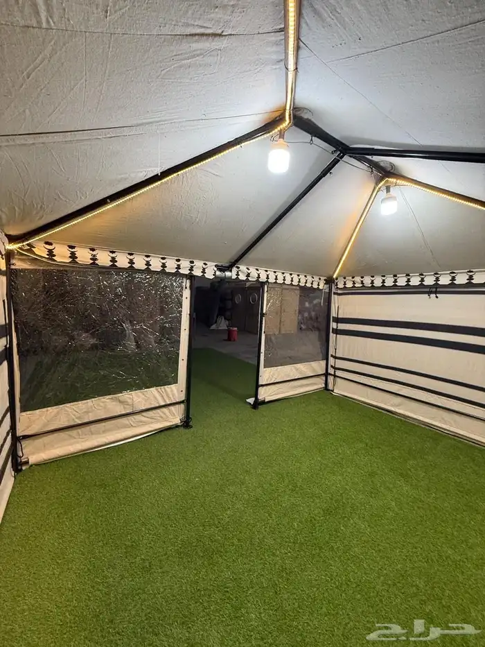 خيمة منزلية خيام ملكية خيام بدون حبال بدون عمدان هيكل حديد 4