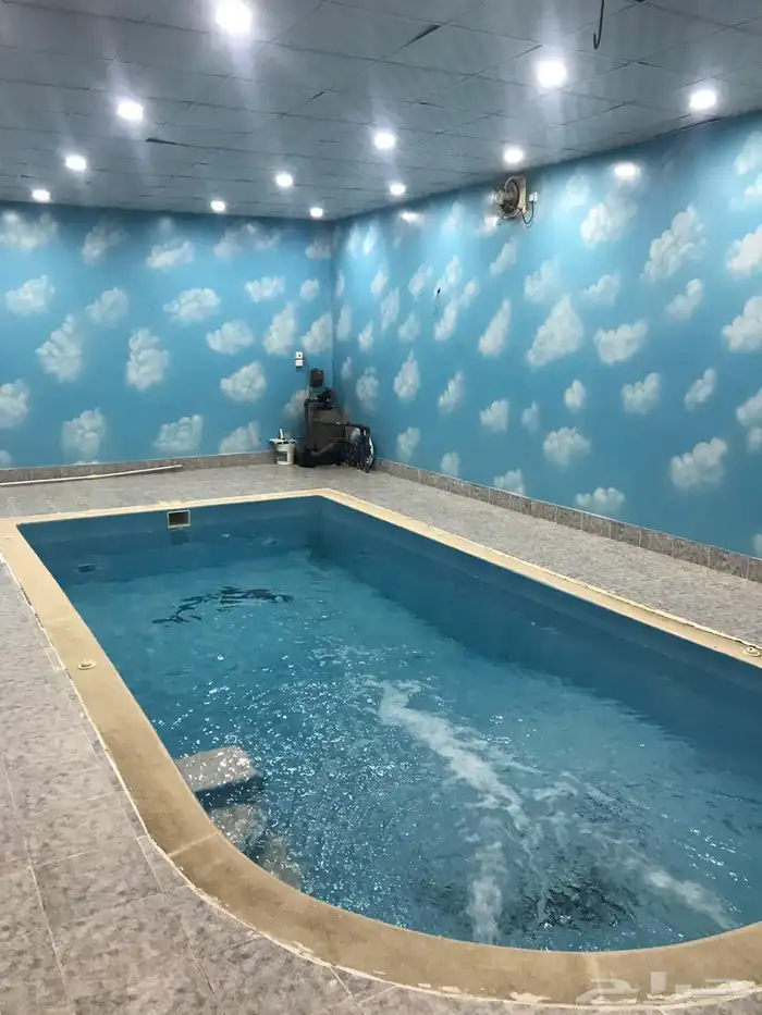 شاليه استراحه ب 300 ريال العاب مائيه ملعب طايره في الحرازات 46