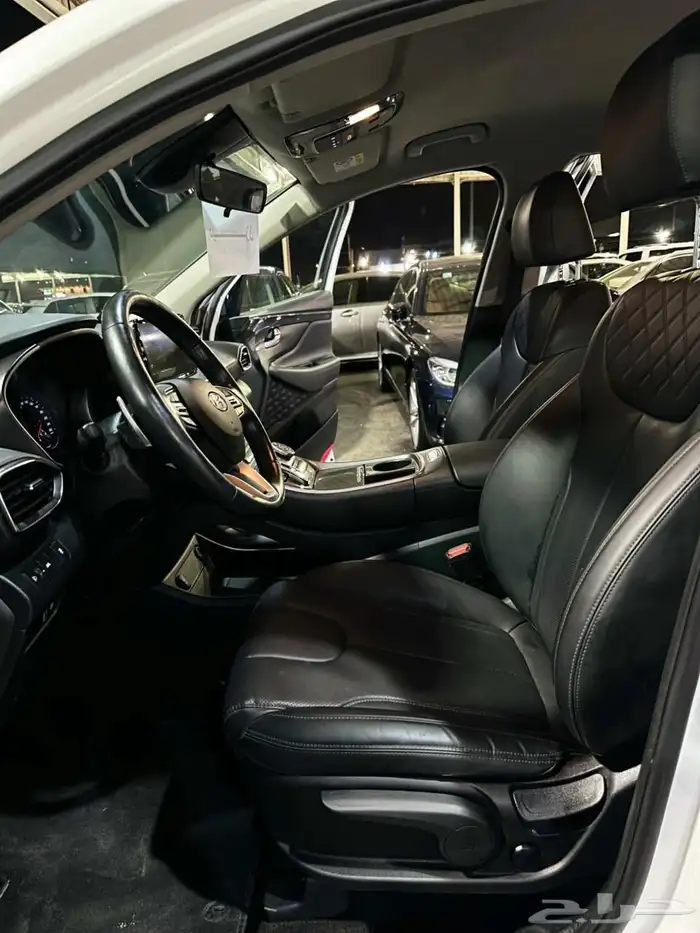 هيونداي سنتافي (ابيض) 2021 ديزل بطاقة جمركية وارد كوريا 6