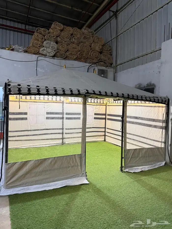 خيمة المنزل الملكية خيام هيكل حديد بدون حبال خيام منزلية 1