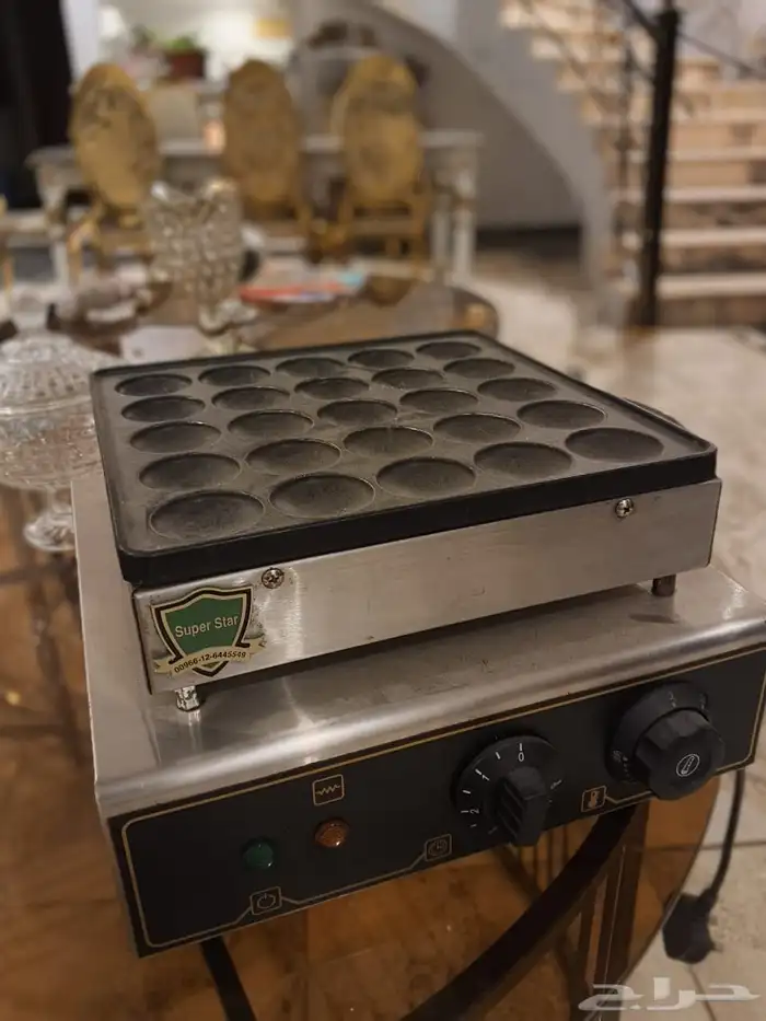 ماكينة ايس كريم نكهتين وافل بان كيك قلاية بطاطس 1