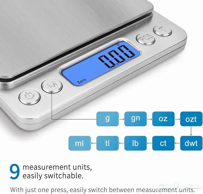 ميزان الكتروني احترافي ذهب مجوهرات أحجار 3