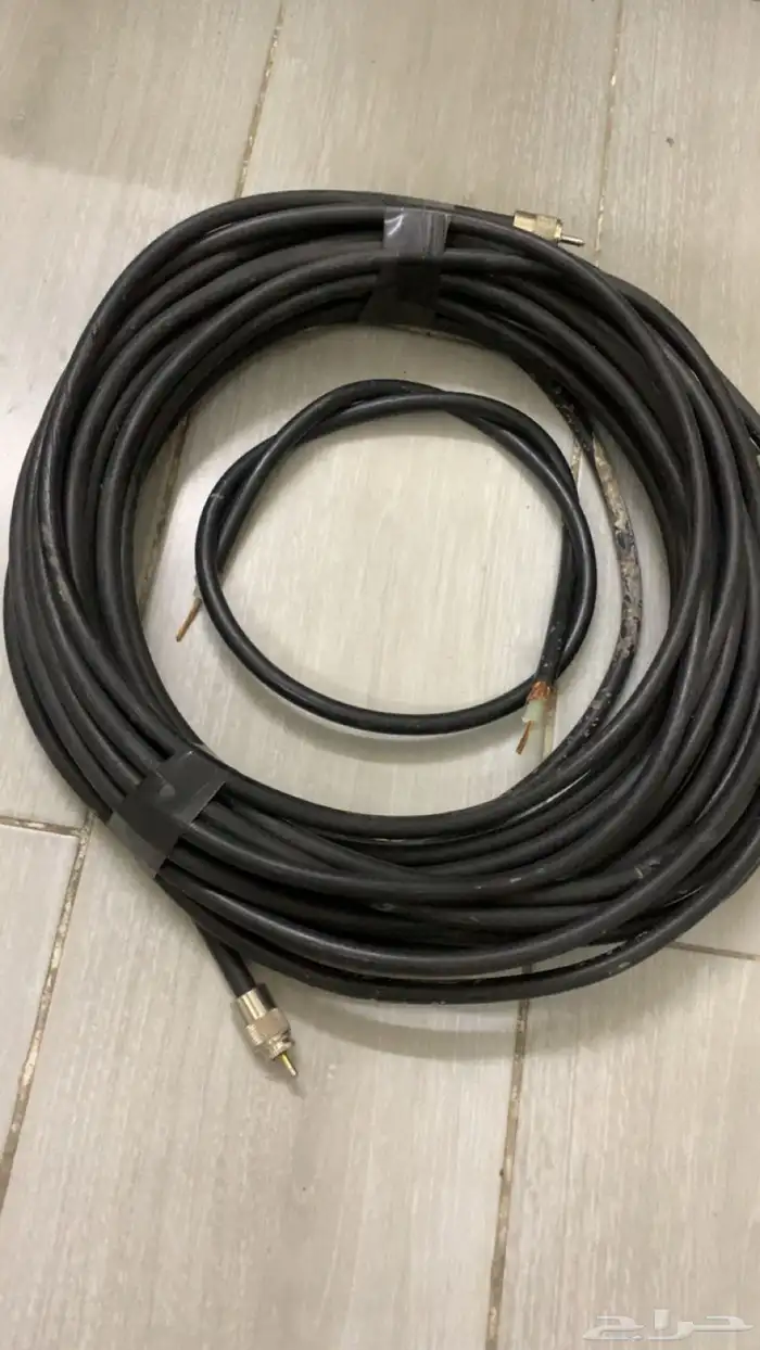 كيبل مراسله RG8 وكيبل امريكي ايكوم ياسو كنود 4