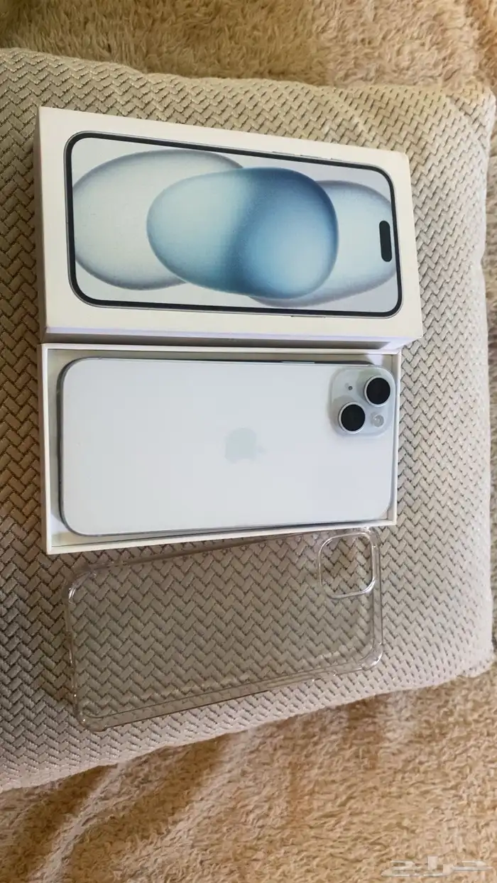 ايفون 15 بلس نظيف جدا بطارية 100 سعة 128 1