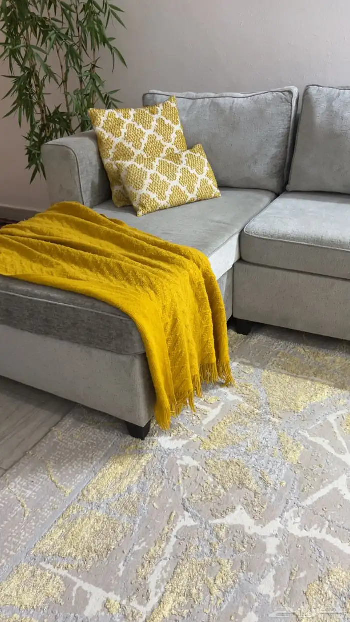 كنب حرف U ب اريكه 1