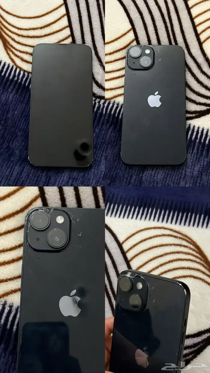 جوال ايفون 14 عادي لون اسود 128 جيجا 0