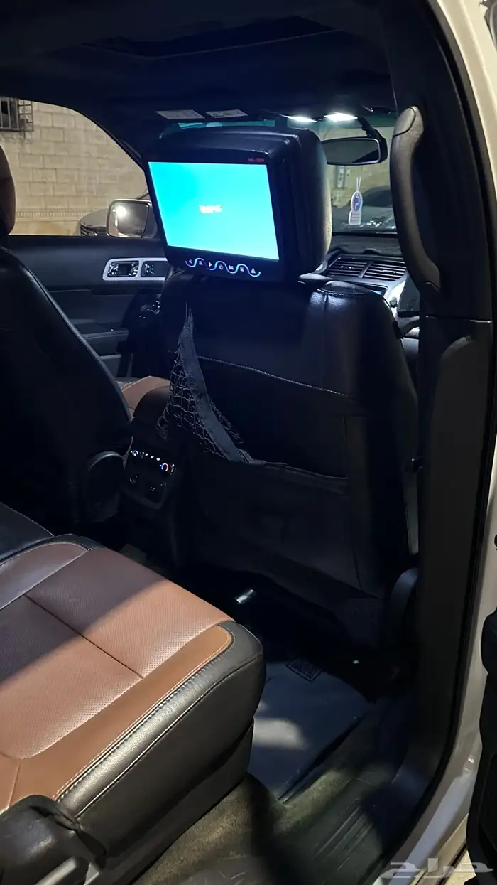 فورد اكسبلورر 2015 لمتد فل كامل ابيض 6