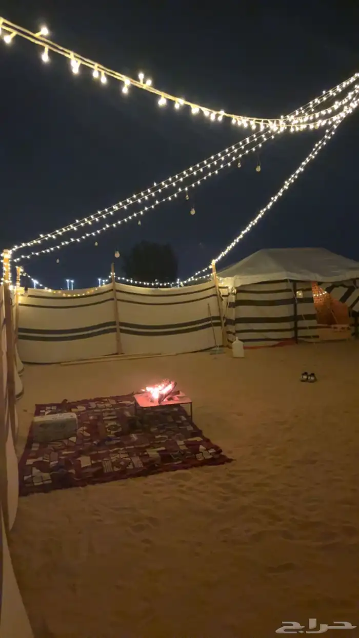 مخيم ملاذ للايجار بساعات او اليوم 1