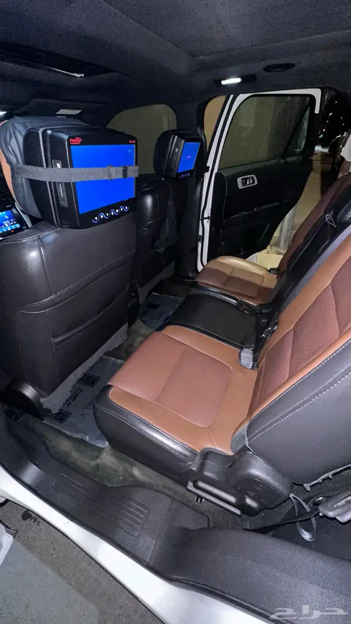 فورد اكسبلورر 2015 لمتد فل كامل ابيض 18