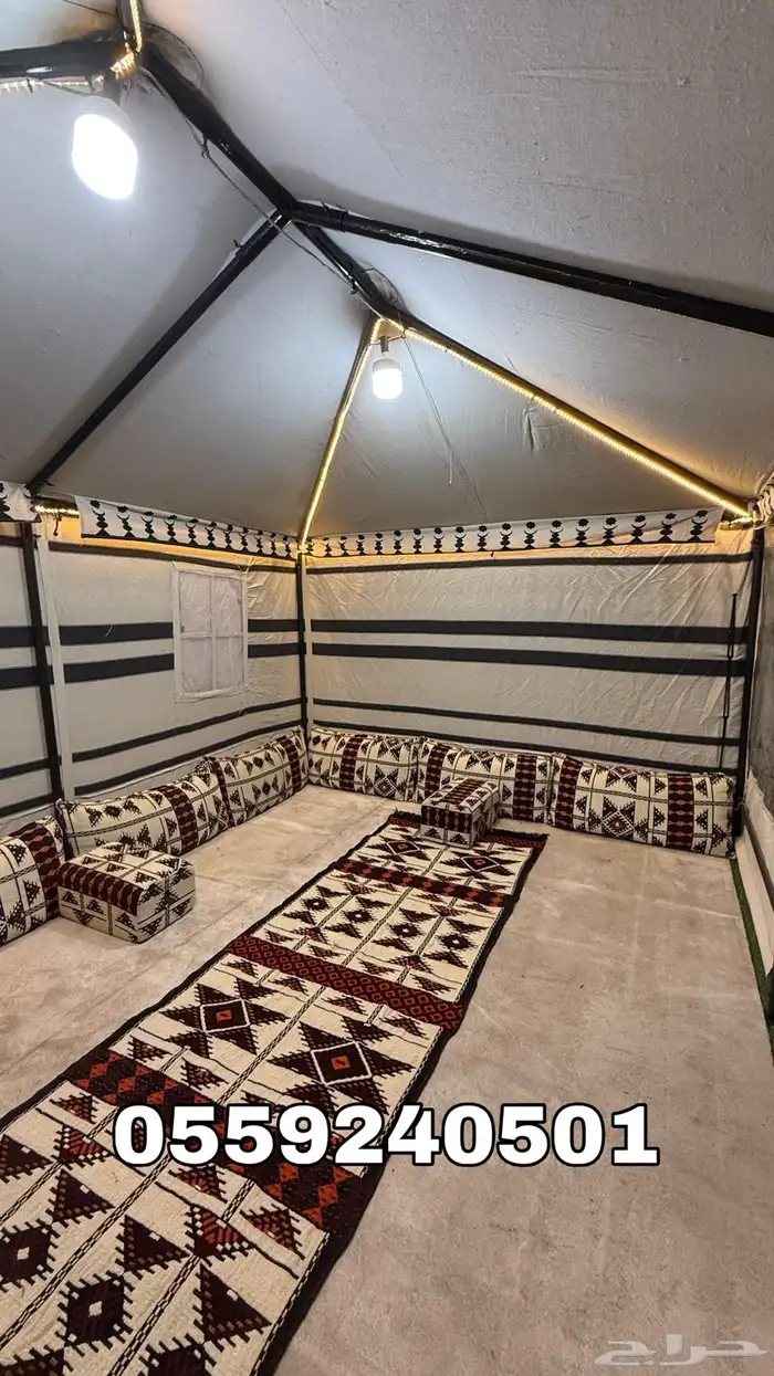 خيمة المنزل الملكية - خيام بدون اطناب و حبال 14