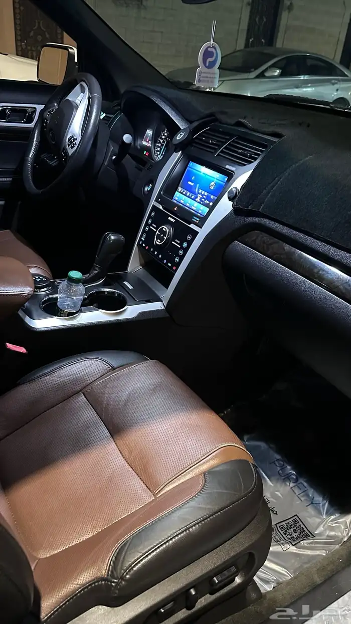 فورد اكسبلورر 2015 لمتد فل كامل ابيض 8