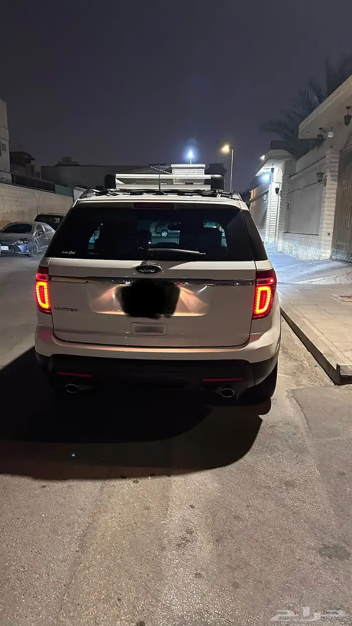 فورد اكسبلورر 2015 لمتد فل كامل ابيض 17