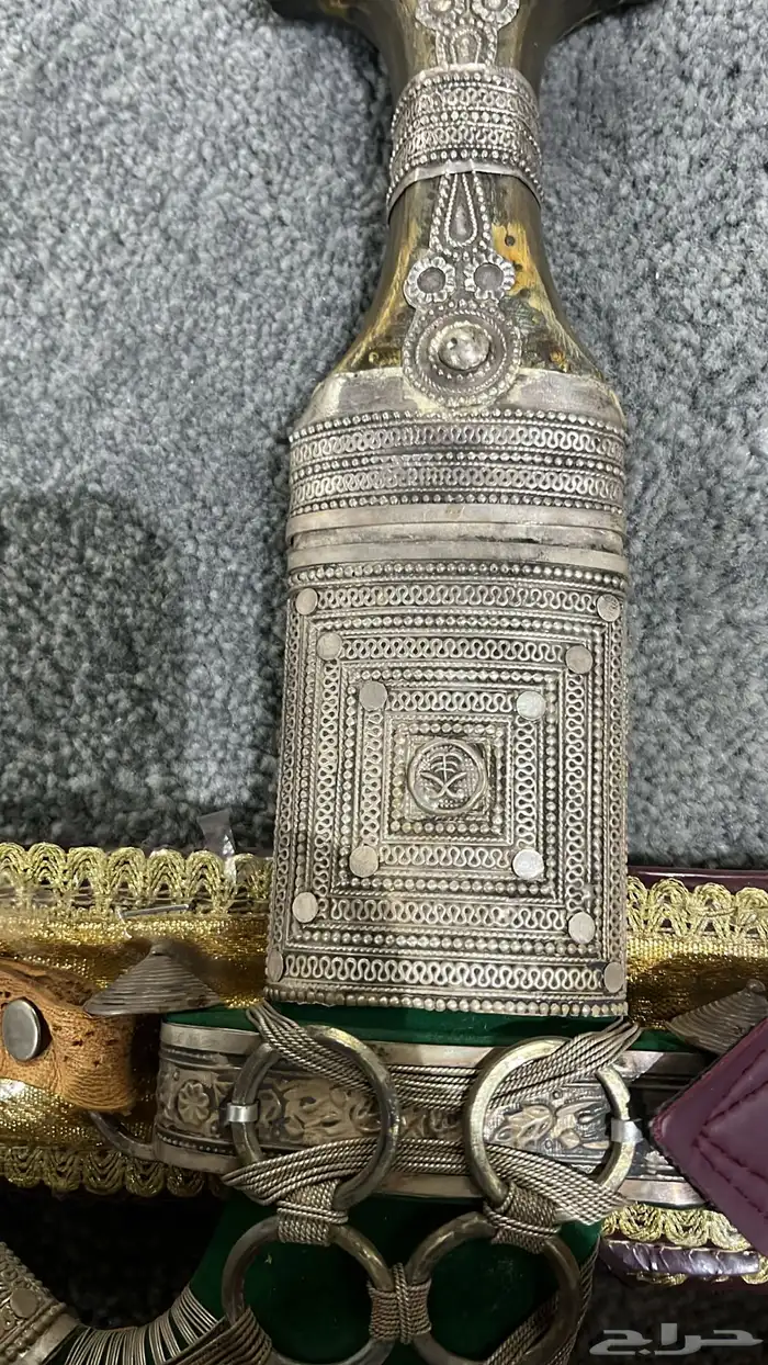 جنبية قرن جامورس صب فضة 2