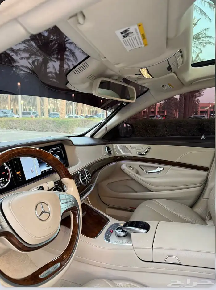 مرسيدس S550 وارد امريكا 2016 ( لوح اماراتيه ) 4