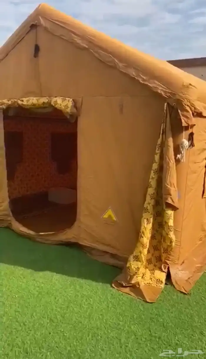 خيمة نفخ للبيع نظيفة و جديدة - مصنع العوامية 2