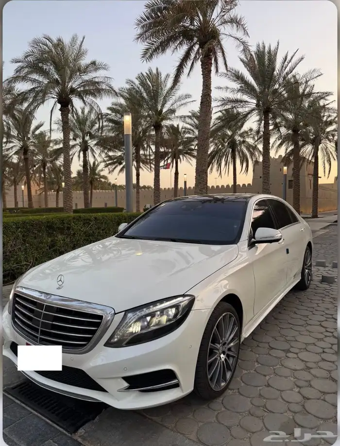مرسيدس S550 وارد امريكا 2016 ( لوح اماراتيه ) 2