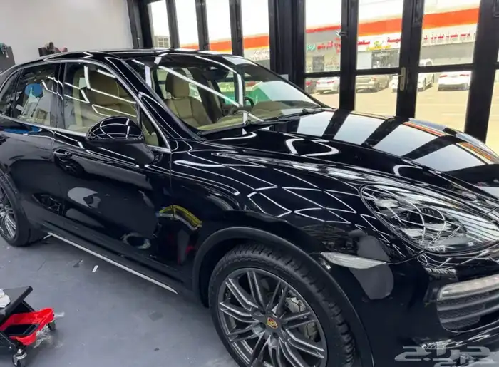 للبيع بورش كايين بودي وداخلية بحالة الوكالة شرط 1