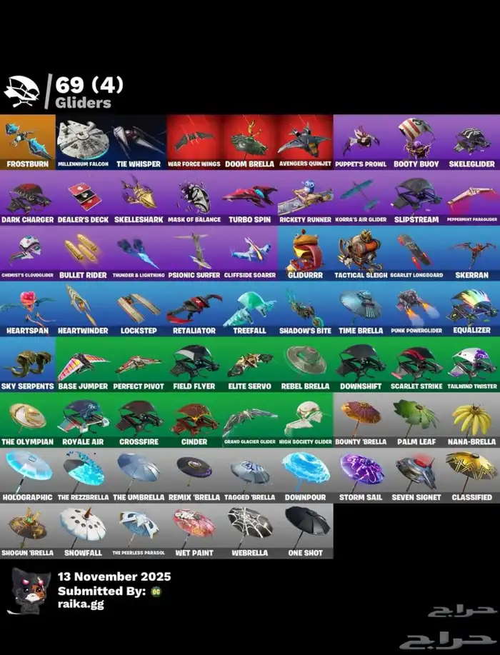 السلام عليكم حساب فورت للبدل أو للبيع سكنات تويتش كاملة 3