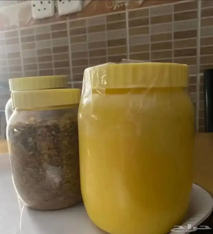 متوفر سمن بقر نظيف شغل الوالده متوفر بالخرج والرياض 5