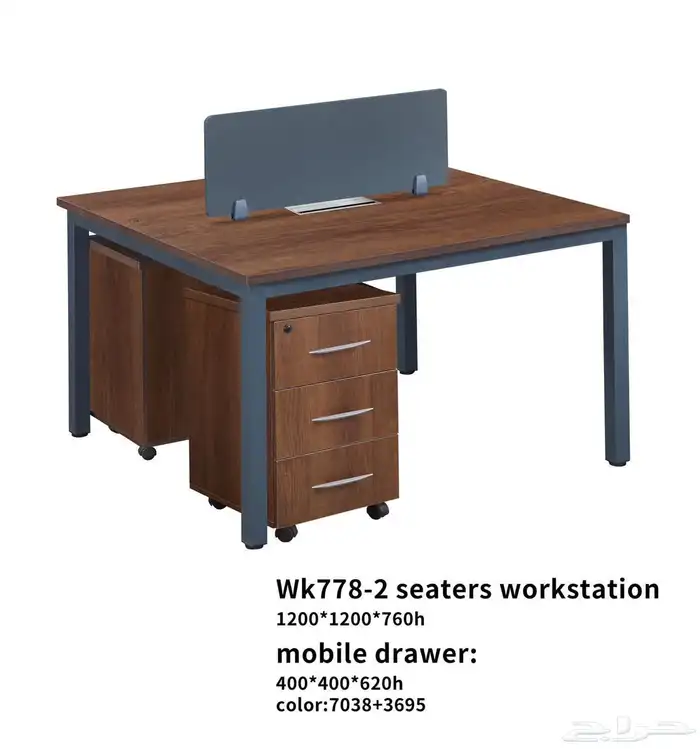 Workstations جديد مكاتب مشتركة رباعي و ثنائي و مكتب بارتيشن 6