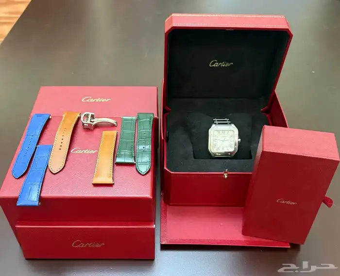 ساعة كارتير أصلية مع جميع ملحقاتها 1