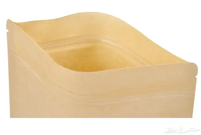 أكياس بني. كرافت للبهارات والقهوة بنافذة شفافة 2